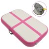 vidaXL Nafukovací žíněnka s pumpou 60 x 100 x 10 cm PVC růžová