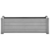 vidaXL Vyvýšený záhon PP kamenný šedý 100 x 43 x 35 cm