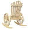 vidaXL Houpací křeslo Adirondack masivní jedlové dřevo