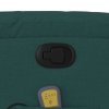 vidaXL Masážní polohovací křeslo tmavě zelené textil