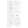 vidaXL Skříň highboard bílá 69,5 x 34 x 180 cm kompozitní dřevo