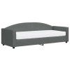 vidaXL Válenda s matrací tmavě šedá 80 x 200 cm textil