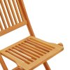 vidaXL 3dílný skládací bistro set masivní akáciové dřevo