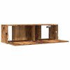 vidaXL TV skříňky nástěnné 2 ks old wood 100 x 30 x 30 cm