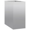 vidaXL Truhlík 40x80x80 cm pozinkovaná ocel