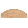 vidaXL Schodové rohože 30 ks 65 x 21 x 4 cm zlaté, půlkulaté, velké