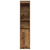 vidaXL Vysoká deska Old Wood 37,5x35x180 cm Dřevěná konstrukce