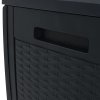 vidaXL Zahradní úložný box antracitový 119 x 48 x 60 cm polypropylen