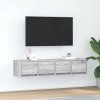 vidaXL TV skříňka šedá sonoma 60x31x25,5 cm kompozitní dřevo