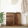 vidaXL Příborník se zásuvkou Staré dřevo 71x35x65 cm kompozitní dřevo