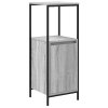 vidaXL Sada koupelnového nábytku s policí 5 pcs Šedá 76.5 x 35 x 95 cm
