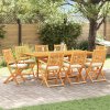 vidaXL Skládací židle s polštářem 8 pcs Bílá 49 x 57,5 x 92cm