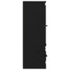 vidaXL Vysoká skříň Černý dub 132 x 35.5 x 103.5 cm Kompozitní dřevo