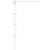 vidaXL Sprchová zástěna walk-in bílá 90 x 195 cm čiré ESG sklo