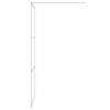 vidaXL Sprchová zástěna walk-in stříbrná 100 x 195 cm čiré ESG sklo