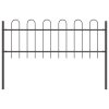 vidaXL Zahradní plot 8 pcs Šedá 13,6 x 0,6 m Práškově lakovaná ocel