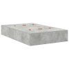 vidaXL Rám postele s úložným prostorem Betonově šedá 120 x 200 cm