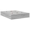 vidaXL Rám postele s úložným prostorem Šedá Sonoma 140 x 200 cm