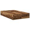 vidaXL Rám postele s úložným prostorem Staré dřevo 120 x 190 cm