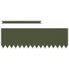 vidaXL Okraj trávníku 30 pcs Olivově zelená 100 x 0,05 x 20 cm