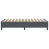 vidaXL Rám platformy Tmavě šedá 90 x 200 cm textil