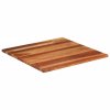 vidaXL Stolní deska masivní akáciové dřevo 25–27 mm 80 x 80 cm