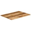 vidaXL Stolní deska živá hrana 100x80x2,5 cm masivní hrubý mangovník