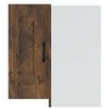 vidaXL Kuchyňská nástěnná rohová skříňka Kalmar kouřový dub kompozitní