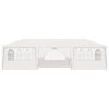 vidaXL Profesionální party stan s bočnicemi 4 x 9 m bílý 90 g/m²