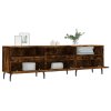 vidaXL TV skříňka kouřový dub 150 x 30 x 44,5 cm kompozitní dřevo
