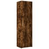 vidaXL Skříň highboard kouřový dub 50 x 42,5 x 185 cm kompozitní dřevo