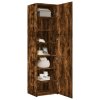 vidaXL Skříň highboard kouřový dub 50 x 42,5 x 185 cm kompozitní dřevo