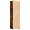vidaXL Skříň highboard kouřový dub 50 x 42,5 x 185 cm kompozitní dřevo