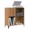 vidaXL Skříňka na LP desky dub artisan 84,5x38x89 cm kompozitní dřevo