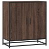 vidaXL Příborník hnědý dub 68 x 35 x 76 cm kompozitní dřevo a kov