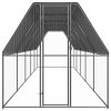 vidaXL Venkovní klec pro kuřata 2x10x2 m pozinkovaná ocel
