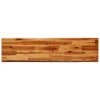 vidaXL Lavice s živou hranou 140 cm masivní akáciové dřevo