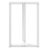 vidaXL Nohy barového stolu ve tvaru T, 2 ks, bílé, 60 x 35 x (90-91) cm, ocel