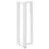 vidaXL Nohy barového stolu ve tvaru T, 2 ks, bílé, 50 x 35 x (110-111) cm, ocel