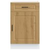 vidaXL Kuchyňská spodní skříňka "Porto" dub artisan kompozitní dřevo