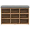 vidaXL Lavice s botníkem dub artisan 82x32x50 cm Engineered Wood