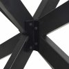 vidaXL Noha jídelního stolu ve tvaru pavouka antracitová 85 x 85 x (72-73) cm ocel