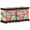 vidaXL Noční skříňka se zásuvkou 2 pcs Vícebarevný 40 x 35 x 45 cm