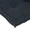 vidaXL Polstrovaný pohovkový polštář 2 pcs Antracitová Textil