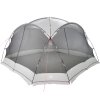 vidaXL Stany se střechou Šedá 434 x 434 x 230 cm Polyester