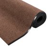 vidaXL Rohož Jiný Hnědá a černá 120 x 400 cm Polypropylen a vinyl