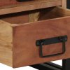 vidaXL Noční skříňka Hnědá 40 x 40 x 59 cm Masivní akátové dřevo