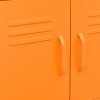 vidaXL Úložná skříň oranžová 60 x 35 x 56 cm ocel