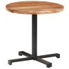 vidaXL Bistro stůl kulatý Ø 80 x 75 cm masivní akáciové dřevo