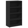 vidaXL Skříň highboard černá 70 x 41 x 124 cm kompozitní dřevo